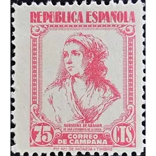 España, Sello Ed Ne 53 75c Correo Campaña 1939 Nuevo L17643