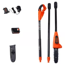 Sierra De Pértiga Black+decker, Lpp120, Negro Y Naranja