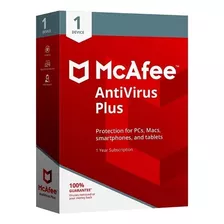 Mcafee Antivirus Plus 2023 1 Equipo 1 Año