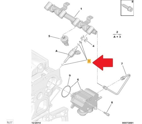 Inyector Gasolina Peugeot 207 208 308 3008 508 5008 Rcz Foto 6