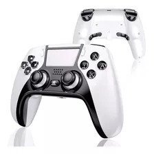 Mando Para Ps4 Blanco/negro Botones Traseros Alternativo P02