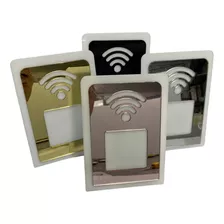 Display/placa De Balcão Para Wifi - Qr Code Personalizado