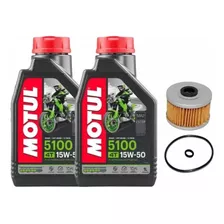 Kit Troca Oleo E Filtro Honda Cb 300r Motul 5100 15w50