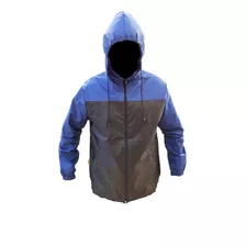 Rompeviento Pampero Impermeable Capucha Hombre Liviano