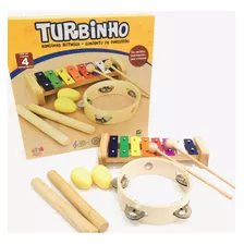 Banda Rítmica Com 4 Instrumentos Br4a Turbinho - Turbo