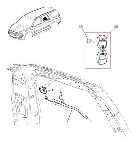 Carcasa Control Llave Ignicion Saturn Sky 2007 Foto 3