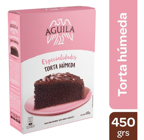 Premezcla Torta Humeda Aguila  Sabor Chocolate X 450 Gramos
