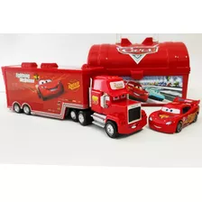 Disney Cars Relâmpago Carreta Mack E Mcqueem + Maleta Vm