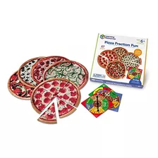 Learning Resources Pizza Fraction Fun Game, 13 Fracciones De