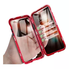 Capa Para O iPhone XS Max Vidro Frente E Traseira Magnética