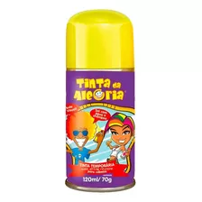  Tinta Da Alegria Spray Temporária Para Cabelos - 120 Ml Tom Amarela