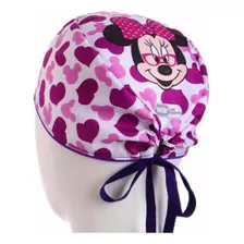 Gorro O Cofia Clínica Minnie Corazones Corto