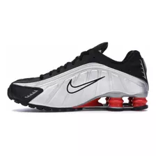 Nike Shox R4 Grey And Red Black 8 Usa Original 26 Cm