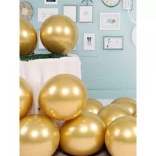 Balão Bexigão Big 250 Dourado Gold Cromado Mais Cor Brilho