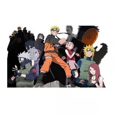 Painel Naruto Boruto Em Tecido Decoração Festa 1,50x1,00