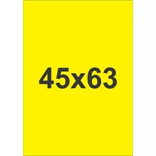 Cartaz Amarelo Grande Supermercado- 45x63cm-c/ 100 Unidades