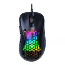 Mouse Gamer Alpha Ultraliviano Rgb 6 Botones Usb Fps Moba