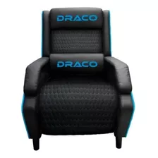 Sofa Gamer Reclinable Dragon Xt Draco Ne-488a Negro-azul