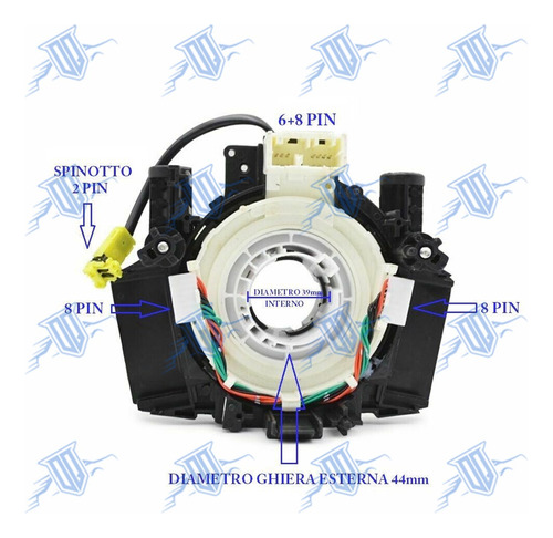 Muelle De Reloj Para Nissan Qashqai J10 Jj10 Pathfinder R51 Foto 3