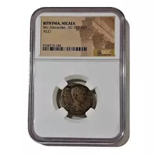 Moeda Antiga Império Romano Alexandre Severo Certificada Ngc