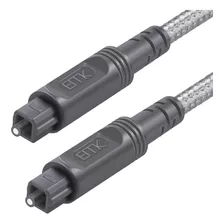 Cable De Audio Ptico Digital Toslink [cubrimiento Trenzado