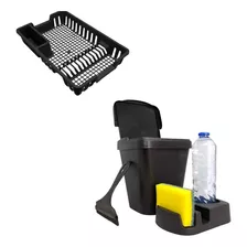 Kit Organizador De Pia Elegance 4 Peças Prático