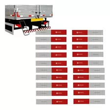 Faixa Refletiva Lateral Caminhao Kit Com 10 Faixas 