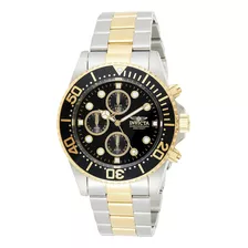 Reloj Invicta 1772 Men's Pro Diver Cuartz Gold And Steel C