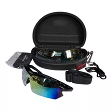 Lentes Tácticos 5 Lunas Intercambiables Ciclismo Trekking