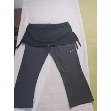 Calza Nike Fit Dry Original Capri Con Pollera 