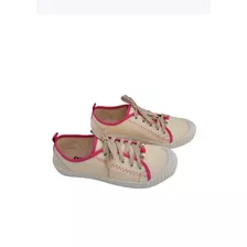 Tênis Casual Feminino Bege Cru Pink Redsun 2261172681760