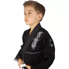 Kimono Infantil Trançado Black Ace Player - Preto