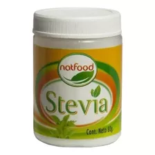 Stevia 80grs. Natfood Premium Endulzante Cero Diabetes 