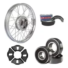 Roda Traseira Completa Patim Bucha Rola Ybr 125/ Factor 125 