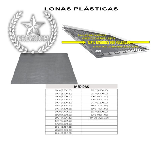 Lona Mega Reforzada Premium 6x12  Mts Varios Colores Foto 9