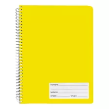 Cuaderno Color Amarillo Cuadriculado 5mm Luna De Papel