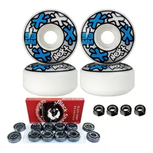 Roda De Skate Next 53mm 101a Moska + Rolamento Black Sheep 8