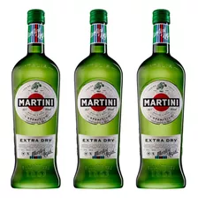 Martini Extra Dry 1l X3 Zetta Bebidas