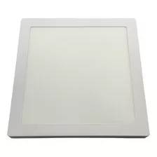 Panel Exterior Led Cuadrado 24w 220v Luz Fria Baw Color Blanco Frío