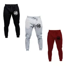 Kit 3 Calça Moletom Skinny Dragon Ball Z Super Goku Kame Top