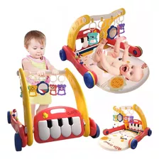 Andadera De Bebe Interactiva 2 En 1 Con Música Y Luces