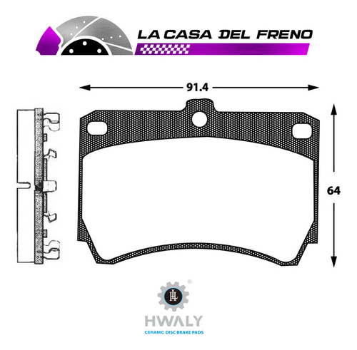 Pastilla Freno Delantera Ford (mercury) Capri 1.6 1990-1996 Foto 3