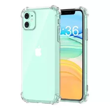 Funda Transparente Reforzada + Vidrio Full Para iPhone 11