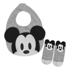 Disney Baby Set 2 Piezas Mickey Mouse Babero Y Calcetines 