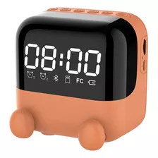 Reloj Despertador Digital Con Espejo, Impermeable, Inalámbri