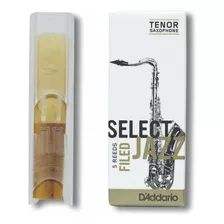 1 Palheta Para Sax Tenor Select Jazz Filed Daddario Saxofone