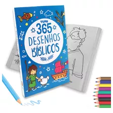 Livro Infantil 365 Historias Bíblicas Para Colorir Lindos Desenhos E Ensinamentos Da Bíblia