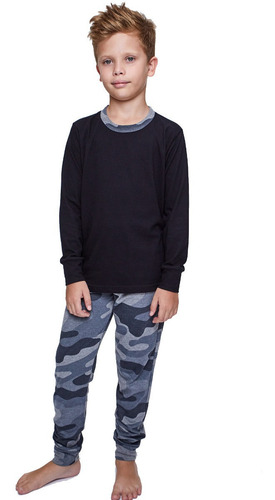 Pijama De Invierno Niño Eyelit Mod 1604