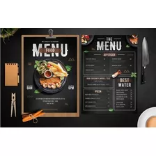 Diseño De Menú Para Restaurantes - Logotipo Institucional