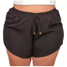 Kit Shorts Femininos Plus Size Soltinhos Praia Piscina 2 Un 